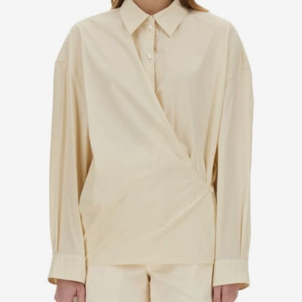 르메르 트위스티드 드레이프 셔츠