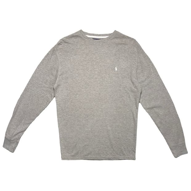 RALPH LAUREN 와플 니트 그레이 M