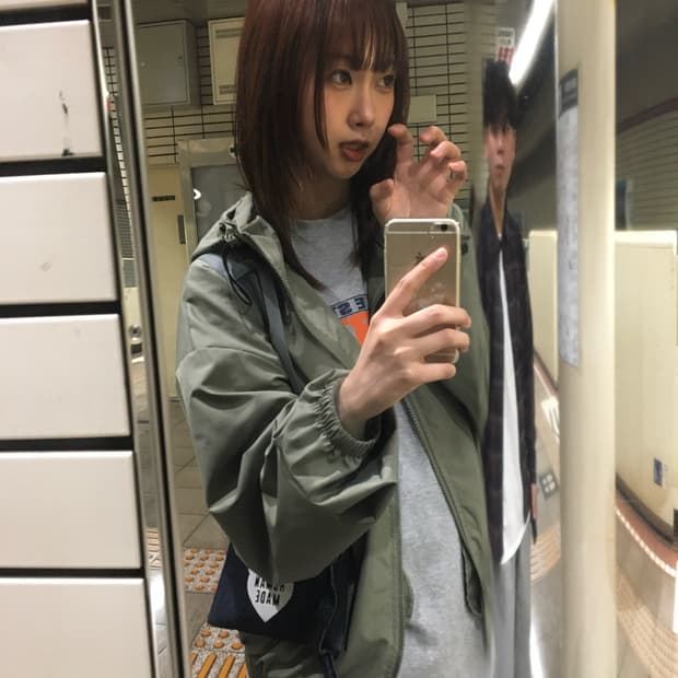 에브리데이 후드 윈드브레이커 바람막이 카키 