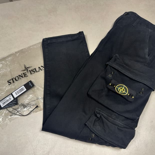 스톤아일랜드 멀티 탄창 카고 팬츠