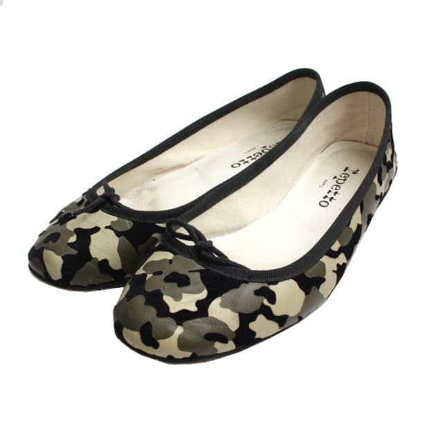 레페토 카무플라주 산드리옹 플랫슈즈 38