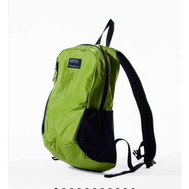 오버랩 백팩 라임