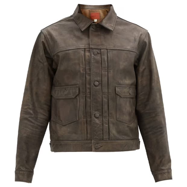 RRL 타입2 다크 브라운 레더 재킷