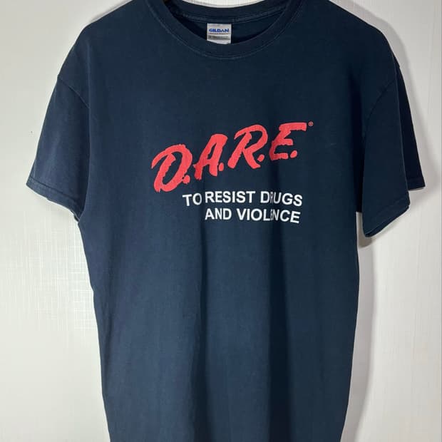 00s D.a.r.e. 데어 빈티지 티셔츠 dare