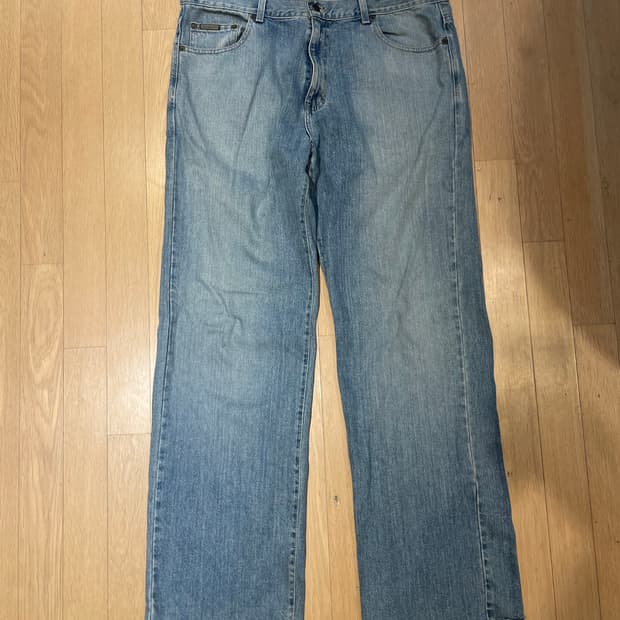 CK 캘빈클라인 루즈핏 데님 팬츠 38 