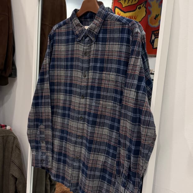 ST.John's Bay 세인트 존스 베이 빈티지 플란넬 체크 셔츠