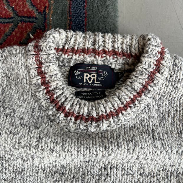 RRL 램스울 니트 스웨터
