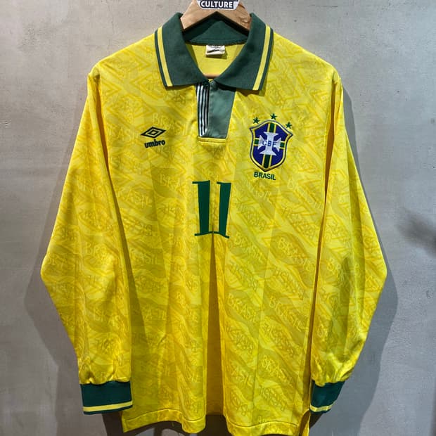 91-93 브라질 국가대표 호마리우 홈 긴팔 유니폼