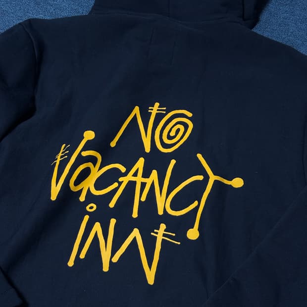 [M] 스투시 X 노 베이컨시 인 네이비 후드