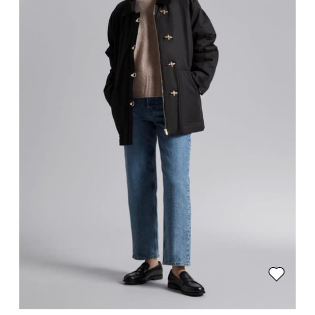 김나영 착용 / &otherstories 루즈 핏 더플 코트