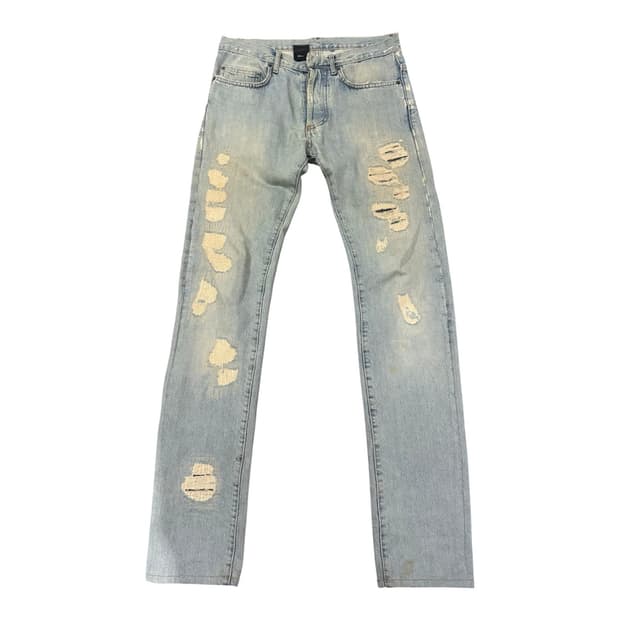 SS06 디올옴므 에디슬리먼 크래쉬 데님