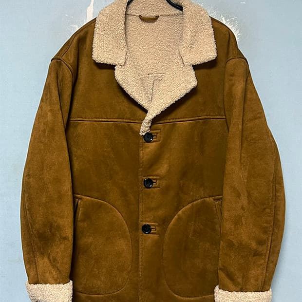 ZARA 자라 남자 무스탕자켓 코트 XL 105