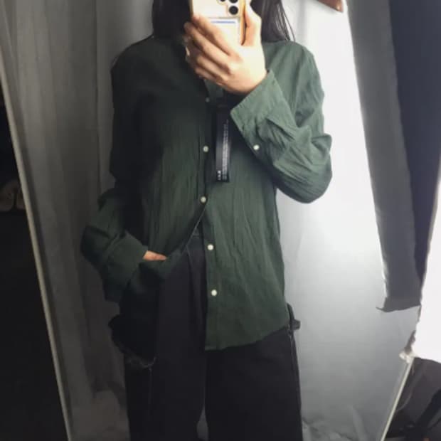 자라 / 헨리넥 긴팔 셔츠/ 여L 추천