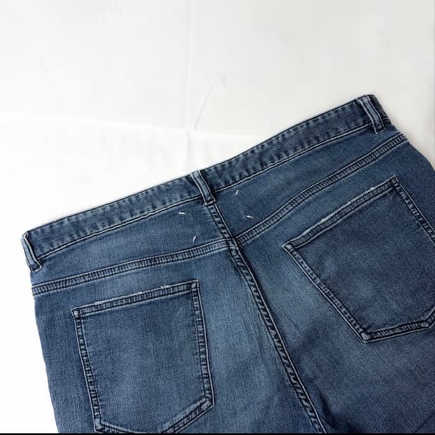 15fw 메종 마틴 마르지엘라 10번 라인 슬림핏 워싱데님 팬츠
