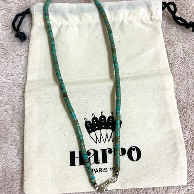 아르포파리 harpo paris 터키석 비즈 목걸이