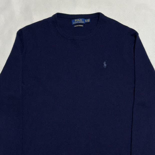 XL 폴로랄프로렌 네이비 캐시미어 니트