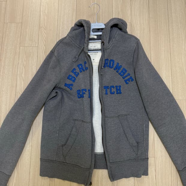 아베크롬비 그레이 후드집업