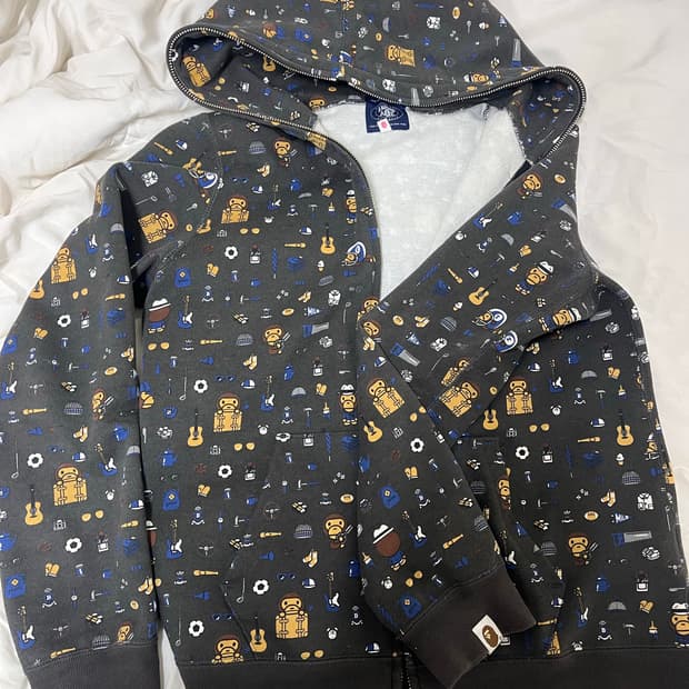 베이프 베이비 마일로 후드집업