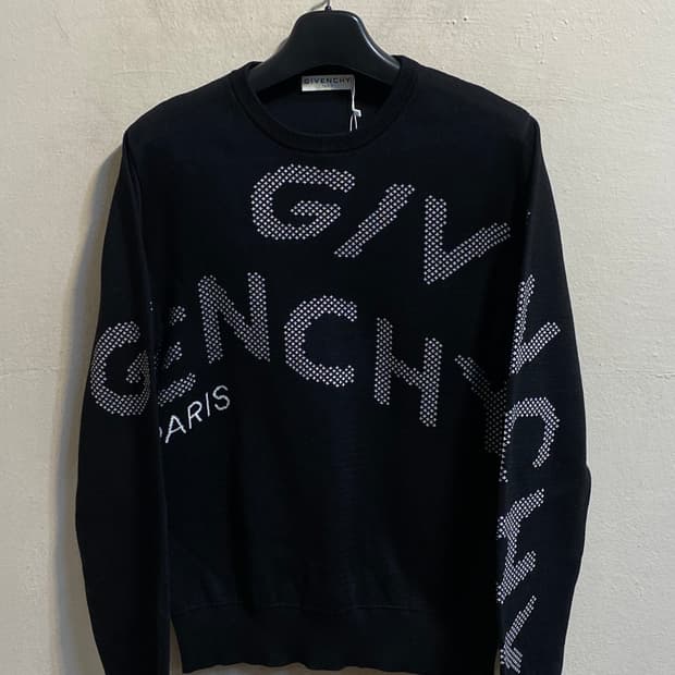 지방시 로고 스웨트셔츠