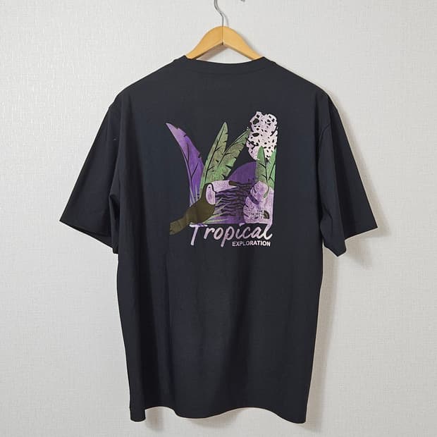 노스페이스 서프사이드 아이스 반팔 티셔츠 기능성 블랙 2XL 110