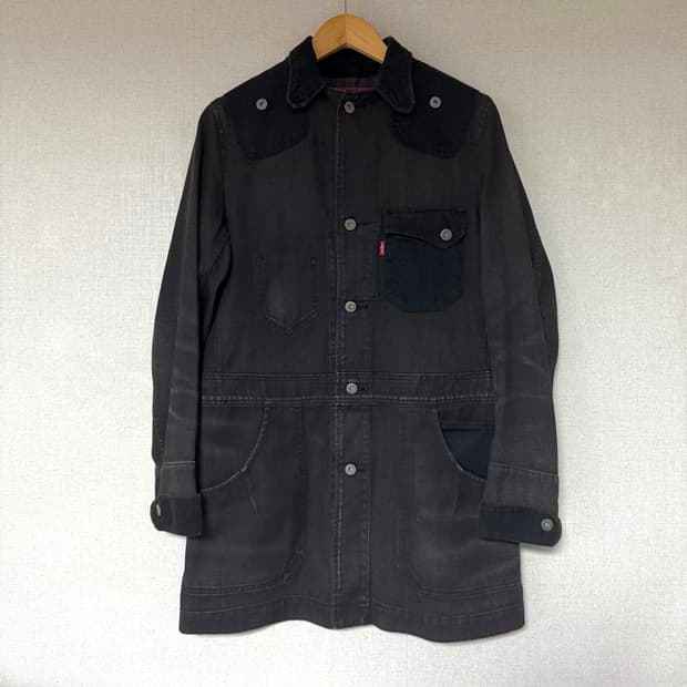 [XS]준야와타나베 13FW 재구축 데님 코트