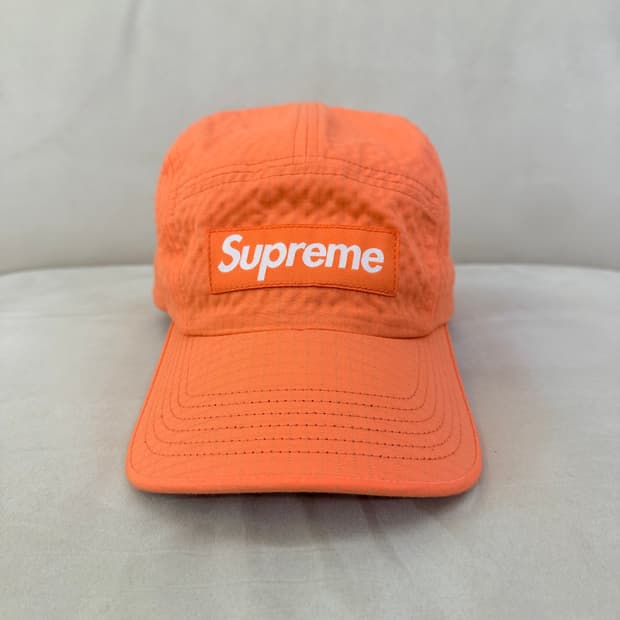 Supreme Overdyed Ripstop Camp Cap Peach 