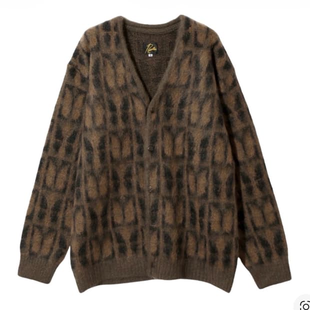 니들스 모헤어 가디건 파피용 XL