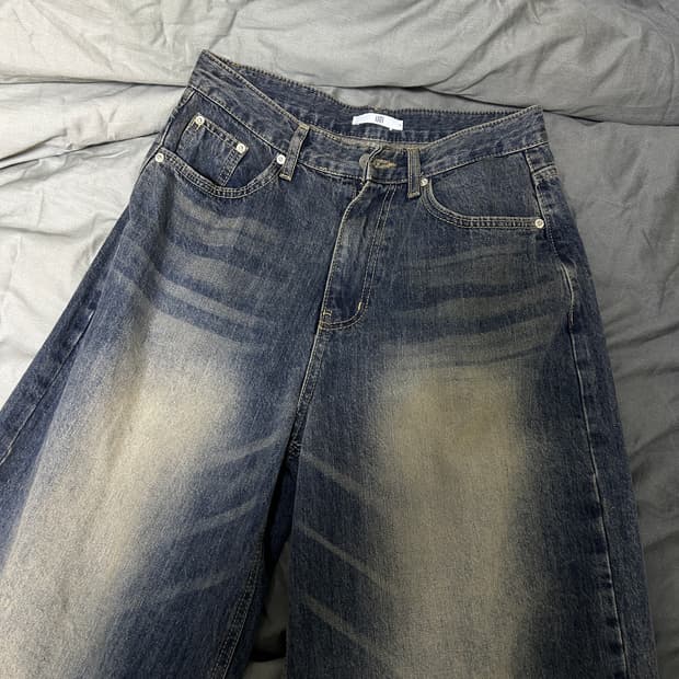 어니브 와이드 데님팬츠