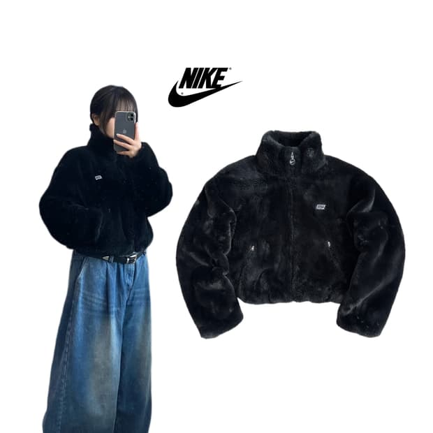 나이키 NSW 빅로고 아이콘 클래쉬 풀 집업 자켓