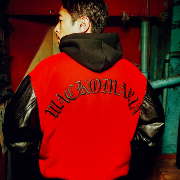 와코마리아 바시티 자켓 레드 L