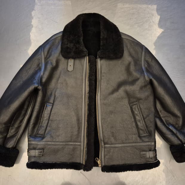 90s TYPE B-3 양털 양가죽 무스탕