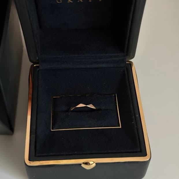 그라프 시그니처 로렌스 반지 2.3 mm 로즈골드 50호 