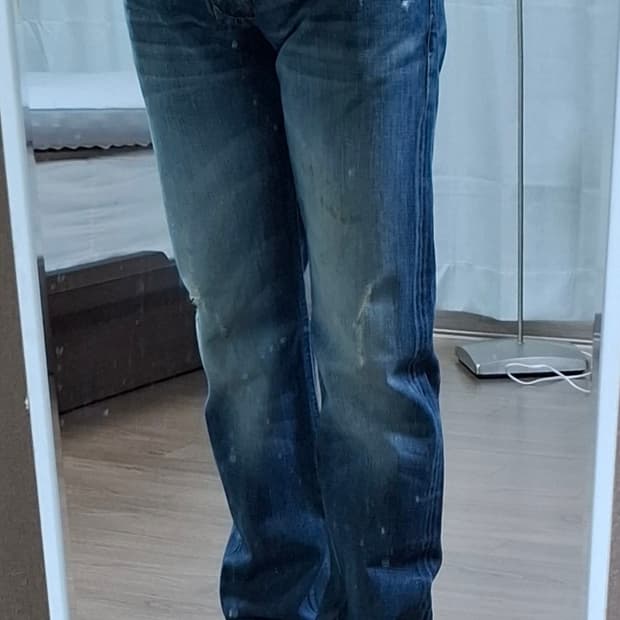 디젤 x 아디다스 콜라보 디스트로이드 데님 28