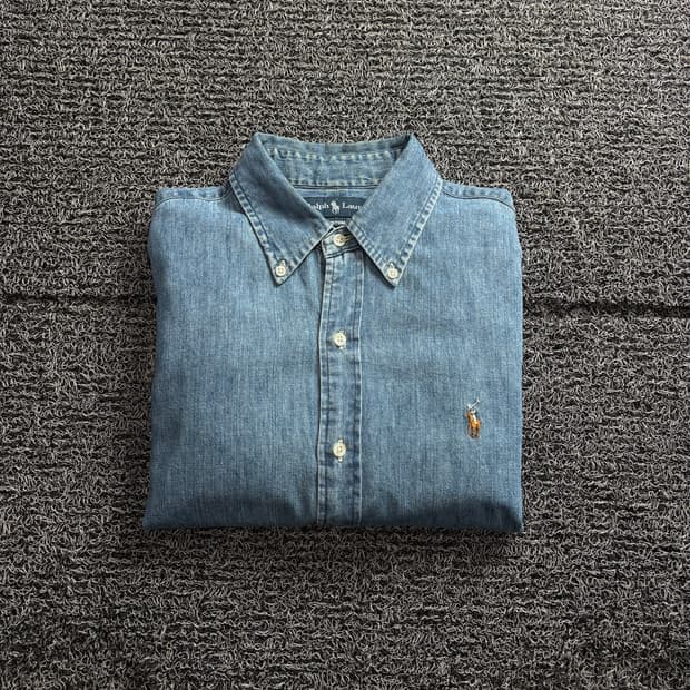 폴로 랄프로렌 포니로고 클래식 데님 셔츠 3286