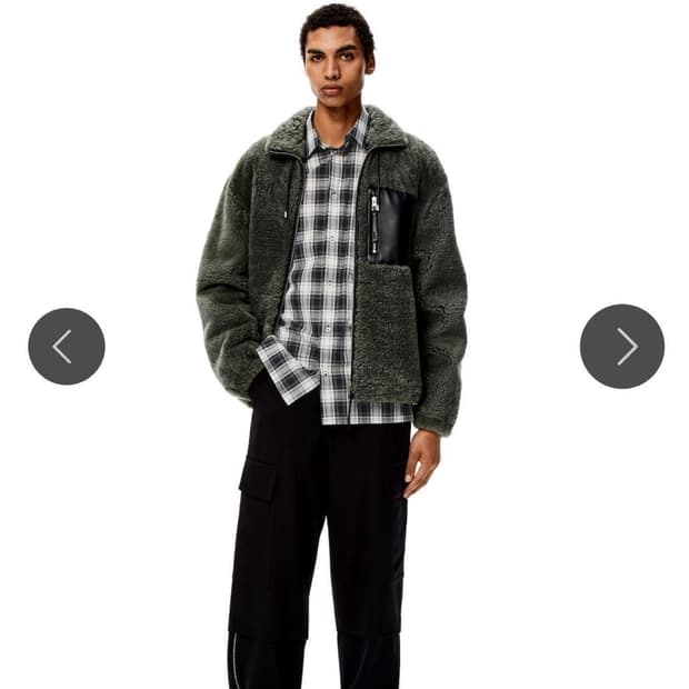 [이준호님 착용] 로에베 25ss 플레이드 셔츠