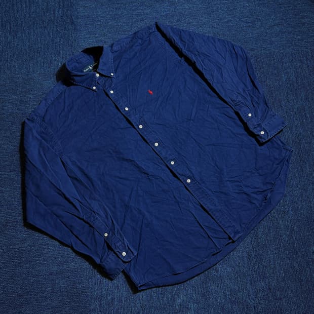 폴로 랄프로렌 블루 셔츠