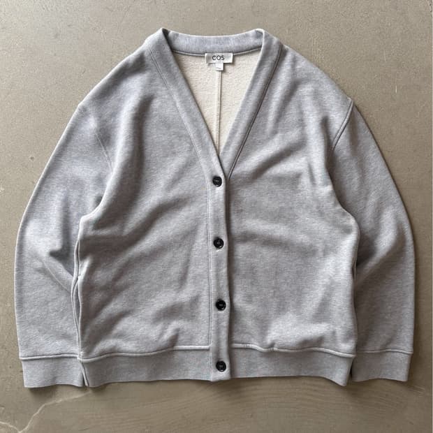 COS Oversized Sweatshirt Cardigan