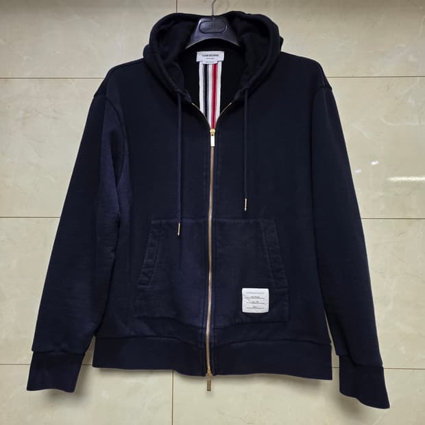 {클로젯}[5]톰브라운 백삼선 후드집업