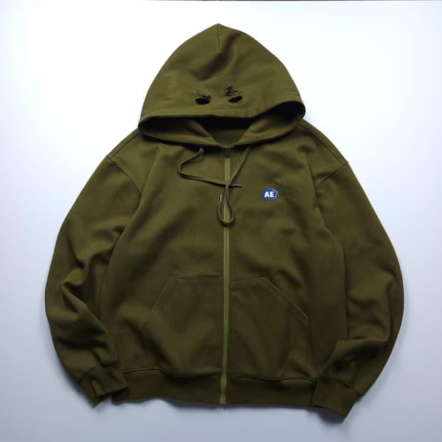 아더에러 스톤 로고 박시핏 후드 집업 (XL)