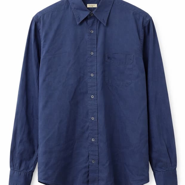 버버리 런던 네이비 셔츠 S