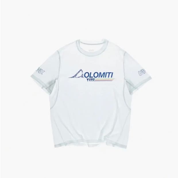 UVU DOLOMITI 반팔 티셔츠 화이트