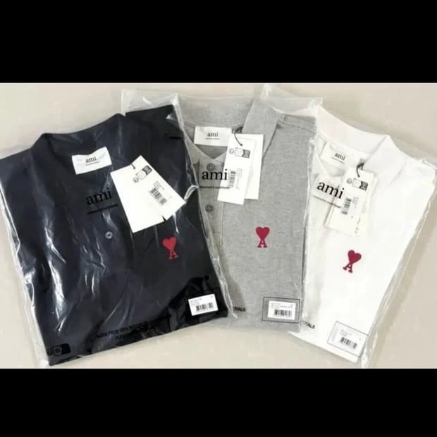 🔥[새상품/정품]🔥아미 PK 카라 코튼 반팔티 3 color