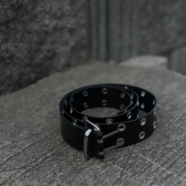 Black Double Wrap Belt