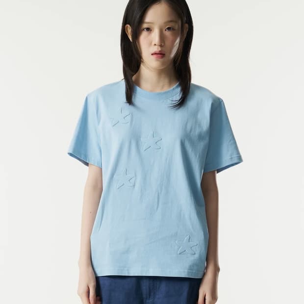 더콜디스모먼트 반팔 TCM bubble star T (sky blue)