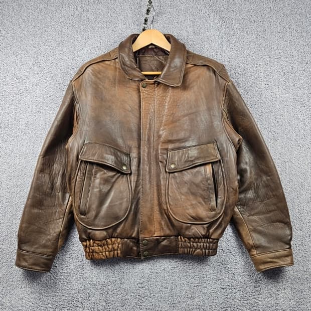 90's SHEEP SKIN A-2 플라이트 자켓 ( L )/ 10654