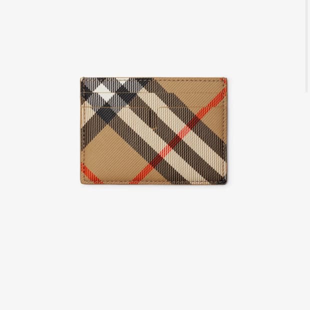 버버리 체크카드케이스 카드지갑