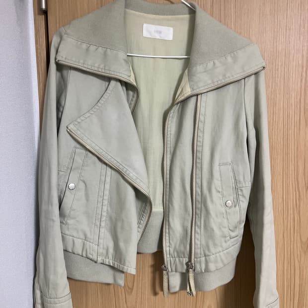 System 코튼 라이더 자켓