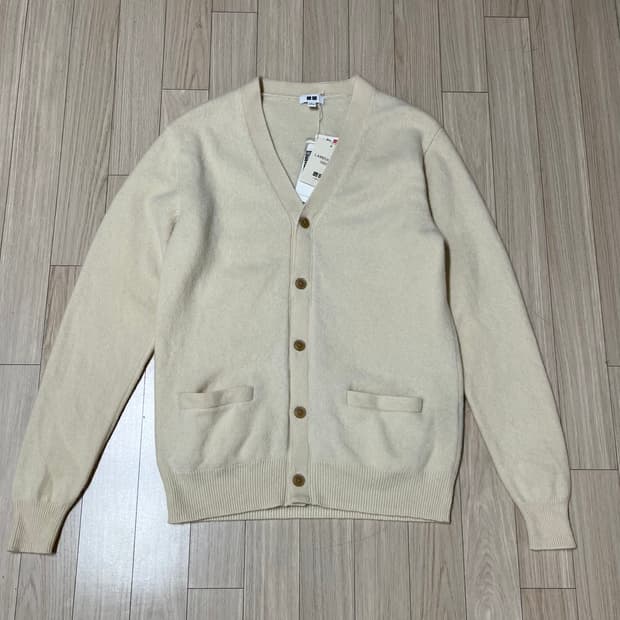 유니클로 가디건 램스울 100%
