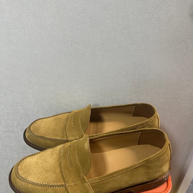 [285] 컬러콜라 카우 스웨이드 페니 로퍼