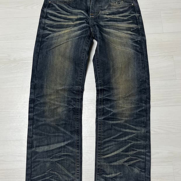 all blacks 스터드 웨싱데님